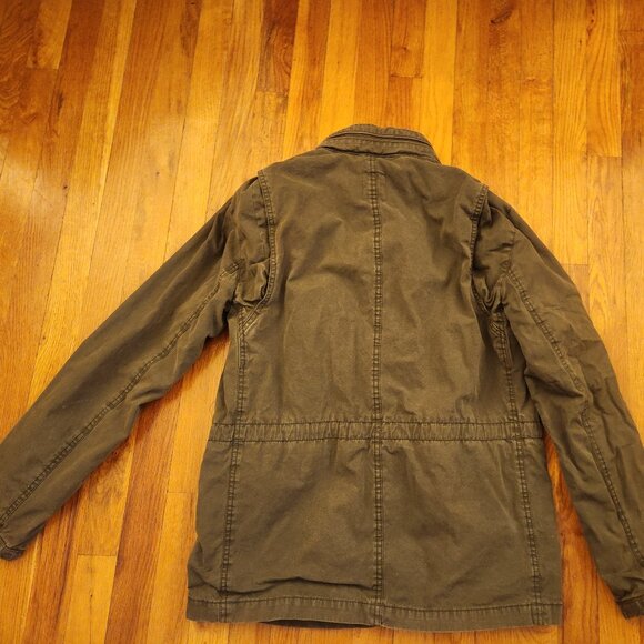 GAP Army Green Military Style Jacket w/Hood Women's Size Small - Picture 14 of 16